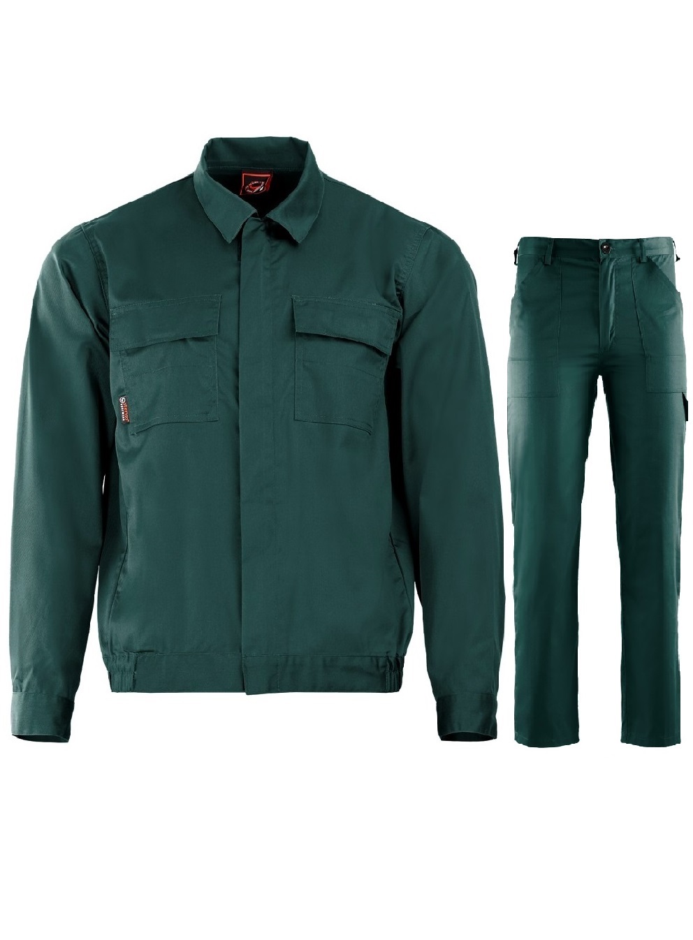 PLUTON Jacheta si pantaloni Tercot Verde