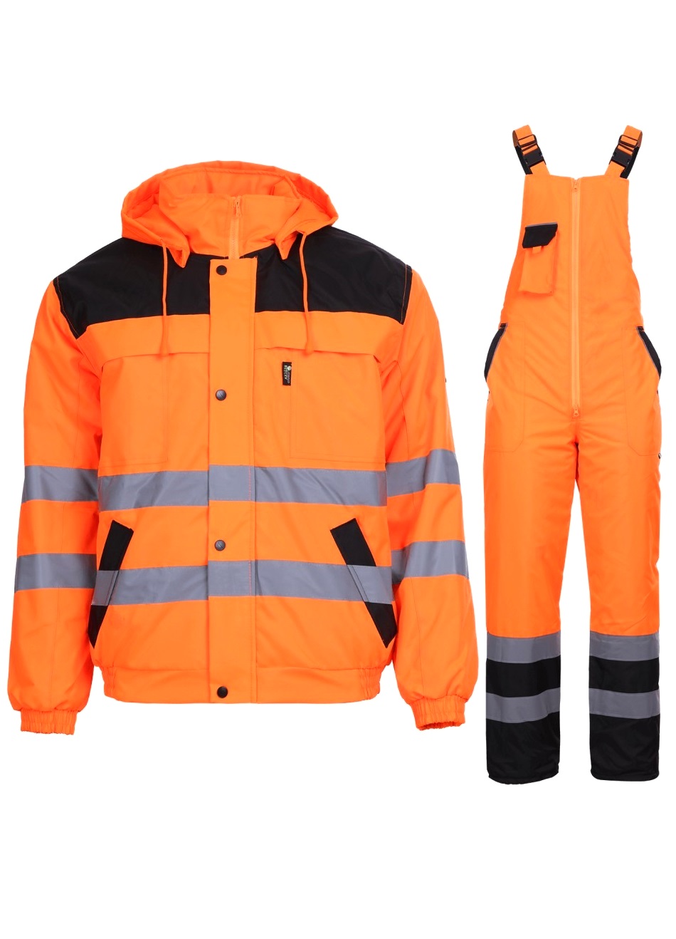 COLLINS HV PE PORTOCALIU Costum de iarna impermeabil reflectorizant