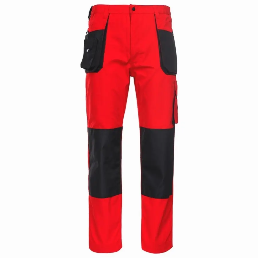 KASTOR Pantaloni de lucru Rosu-Negru
