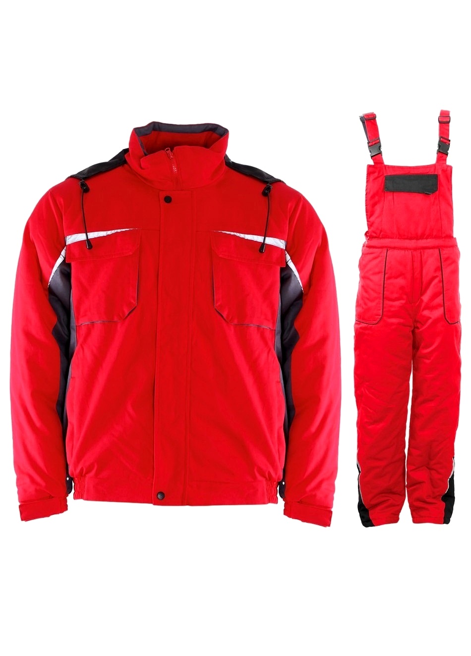 KASTOR Bumbac Costum de Iarna Rosu