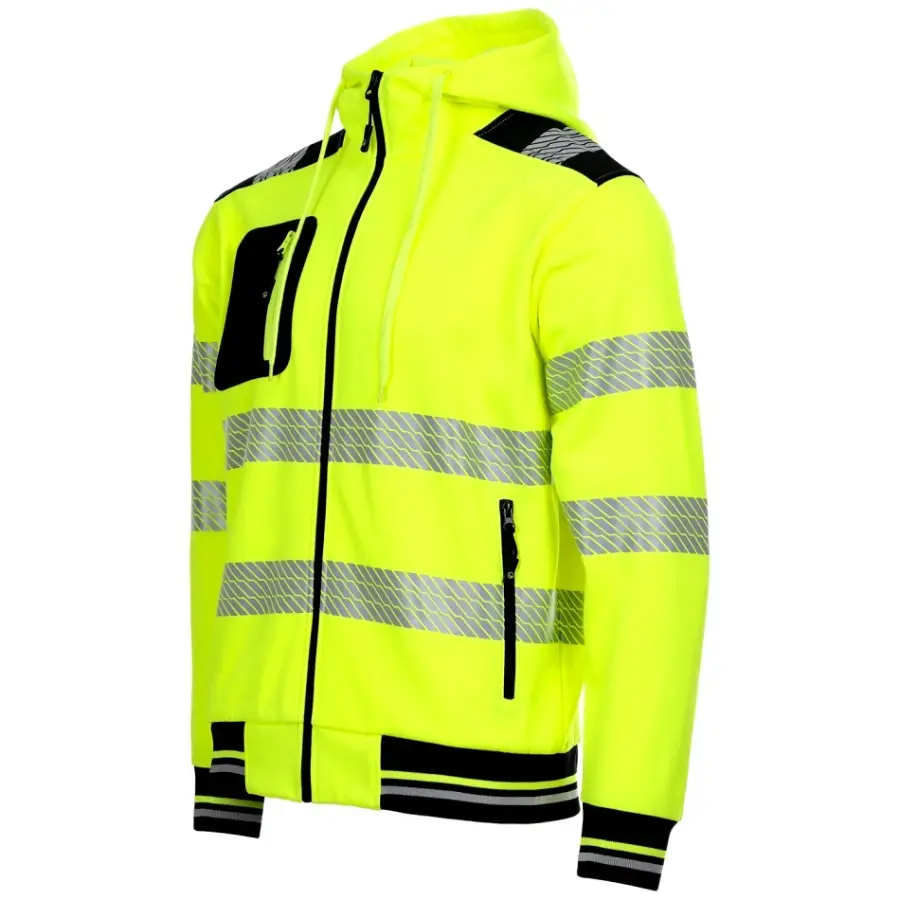 PRISMA HV 2.0 GALBEN Jacheta reflectorizanta cu gluga
