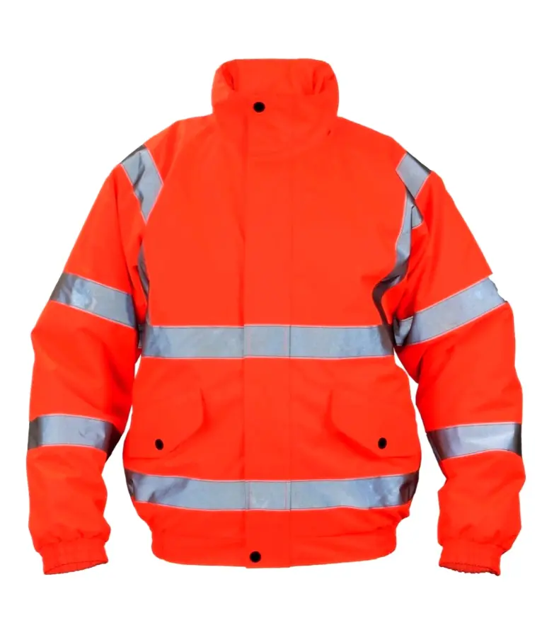 Jachetă reflectorizantă cu gluga Cloton Portocaliu