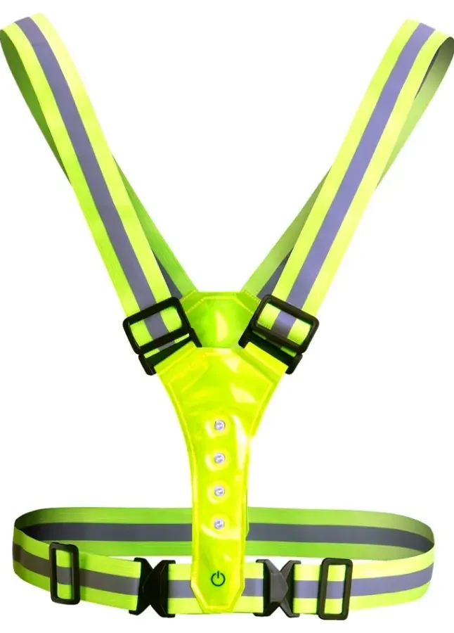 Curea HV Reflectorizanta cu lumini LED-uri 40 lei