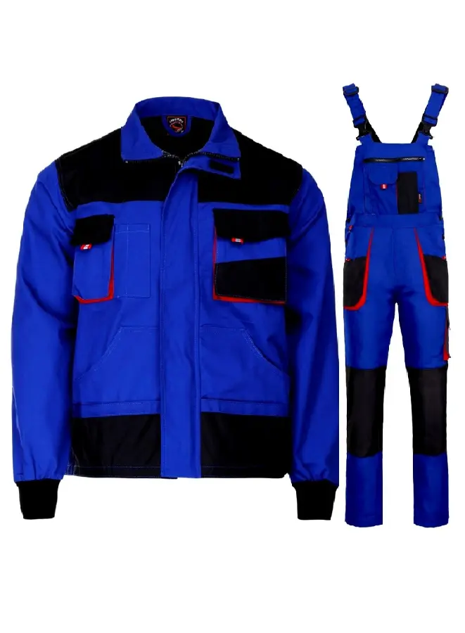 KASTOR Costum cu pantaloni pieptar Albastru royal-Negru