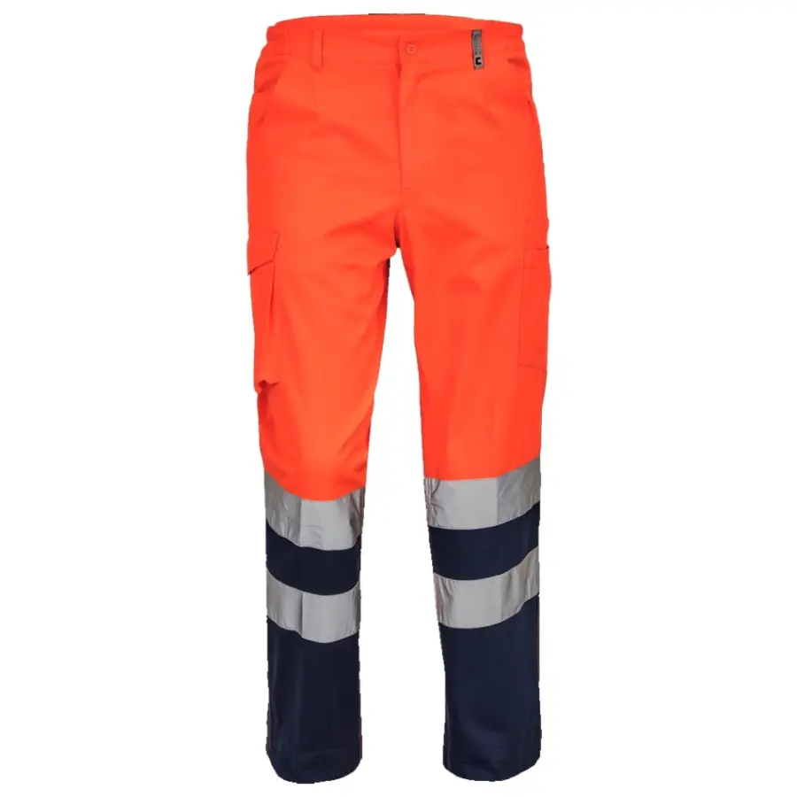 BURGOS HV Portocaliu Pantaloni reflectorizanti