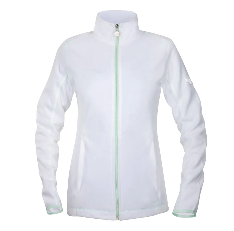 FLORET Jacheta Fleece Polar de dama Alb - 2XL