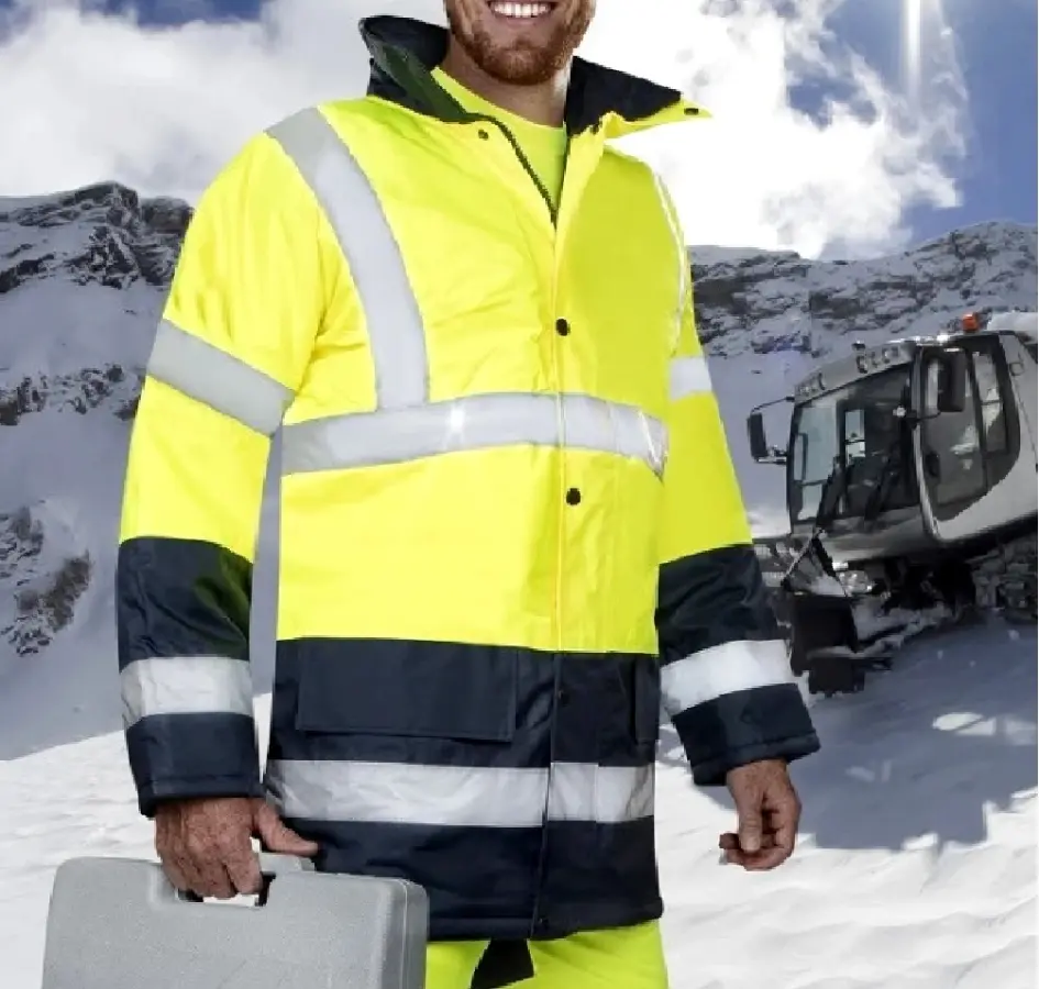 REFLECT 601 Jachetă de iarnă reflectorizantă galben/albastru