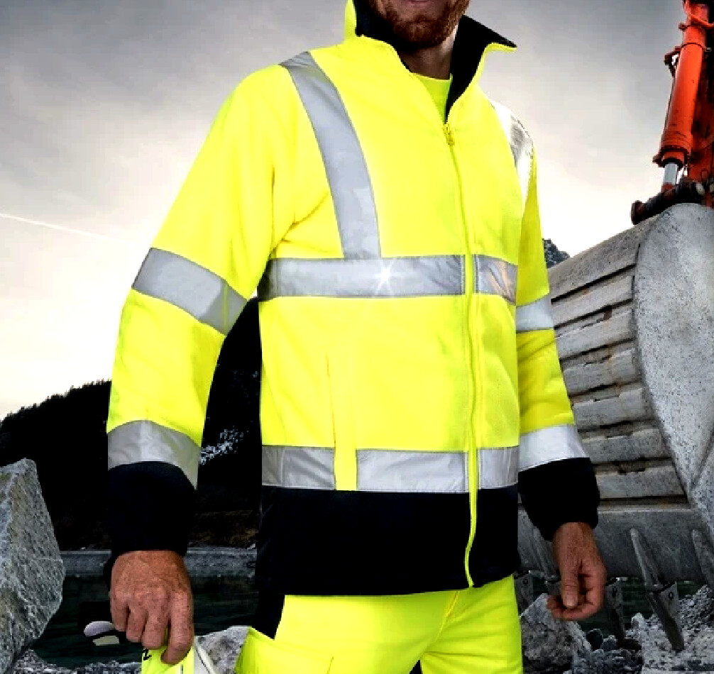 REFLECT 401 Jacheta Fleece Reflectorizanta Galben