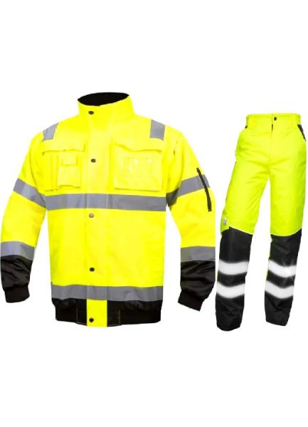 HOWARD REFLEX+ Costum de iarna impermeabil reflectorizant Galben/Negru