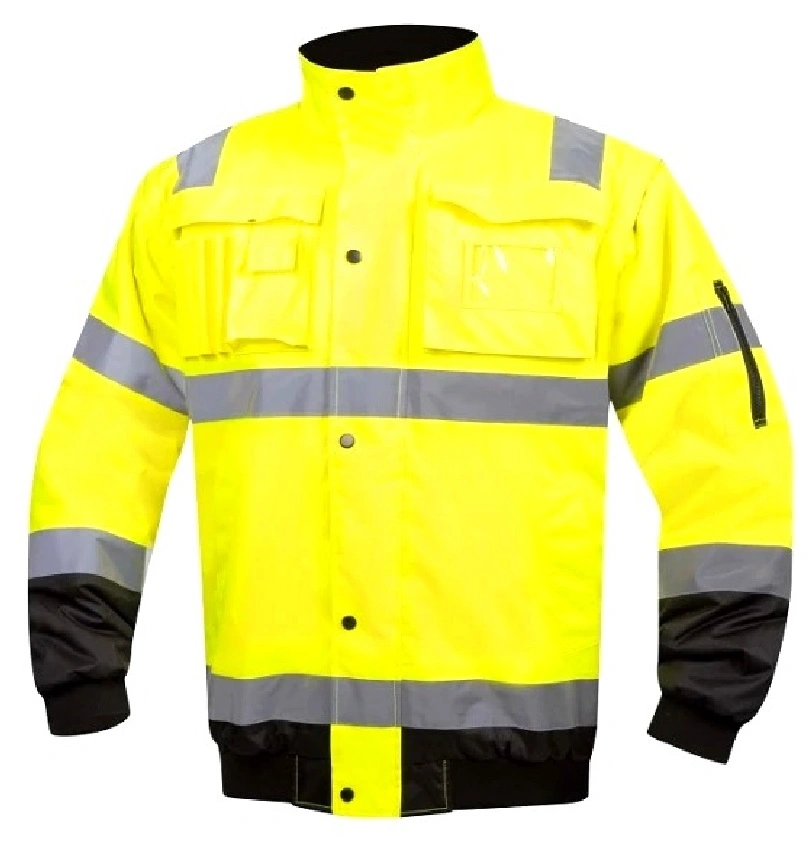 HOWARD REFLEX+ Jachetă de iarna impermeabilă reflectorizanta Galben/Negru