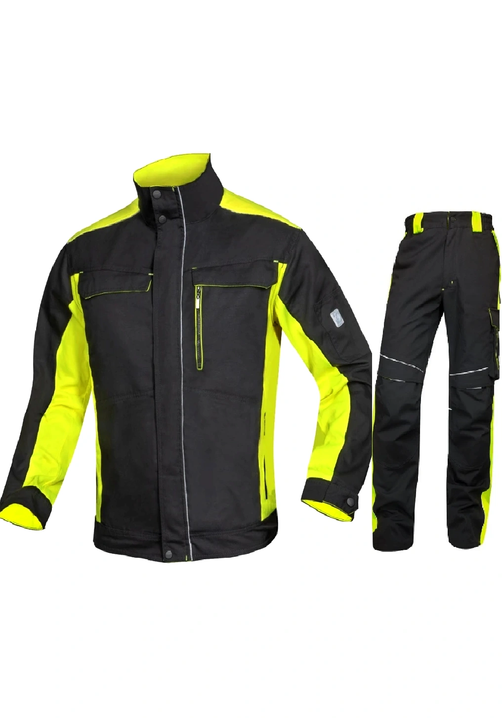 NEON ARDON Costum de iarnă negru-galben