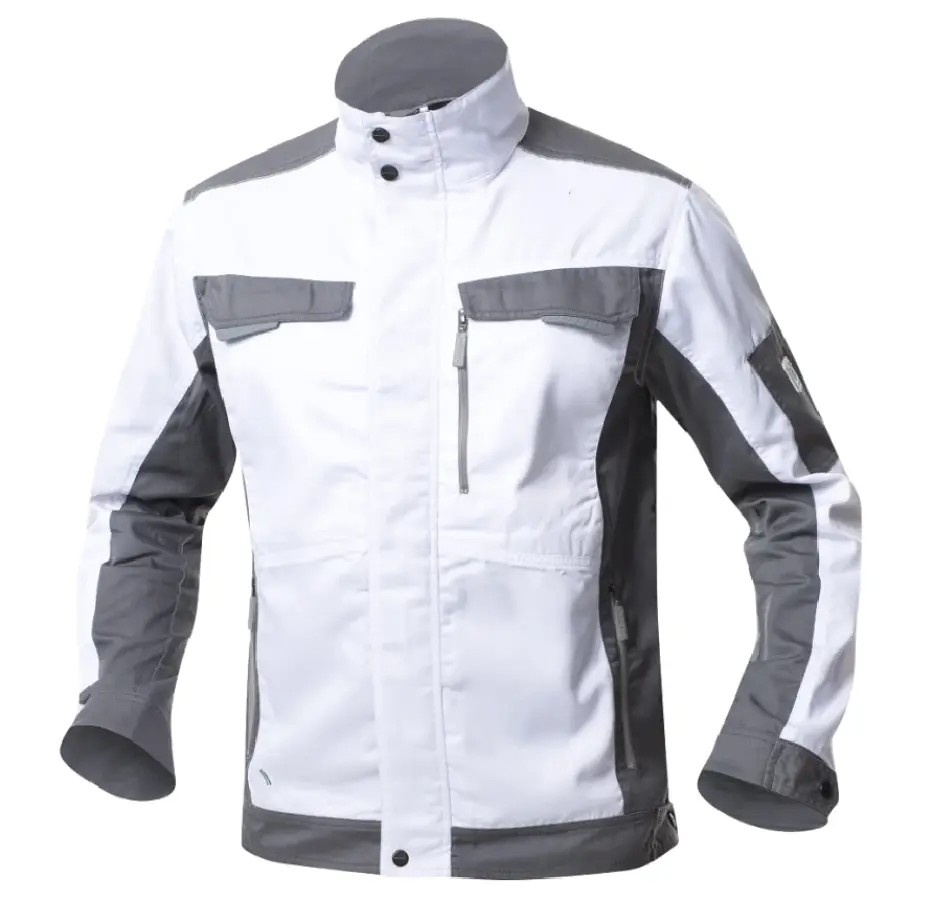 SUMMER ALB GEACA Tercot, muti buzunare, elemente reflectorizante și croi anatomic