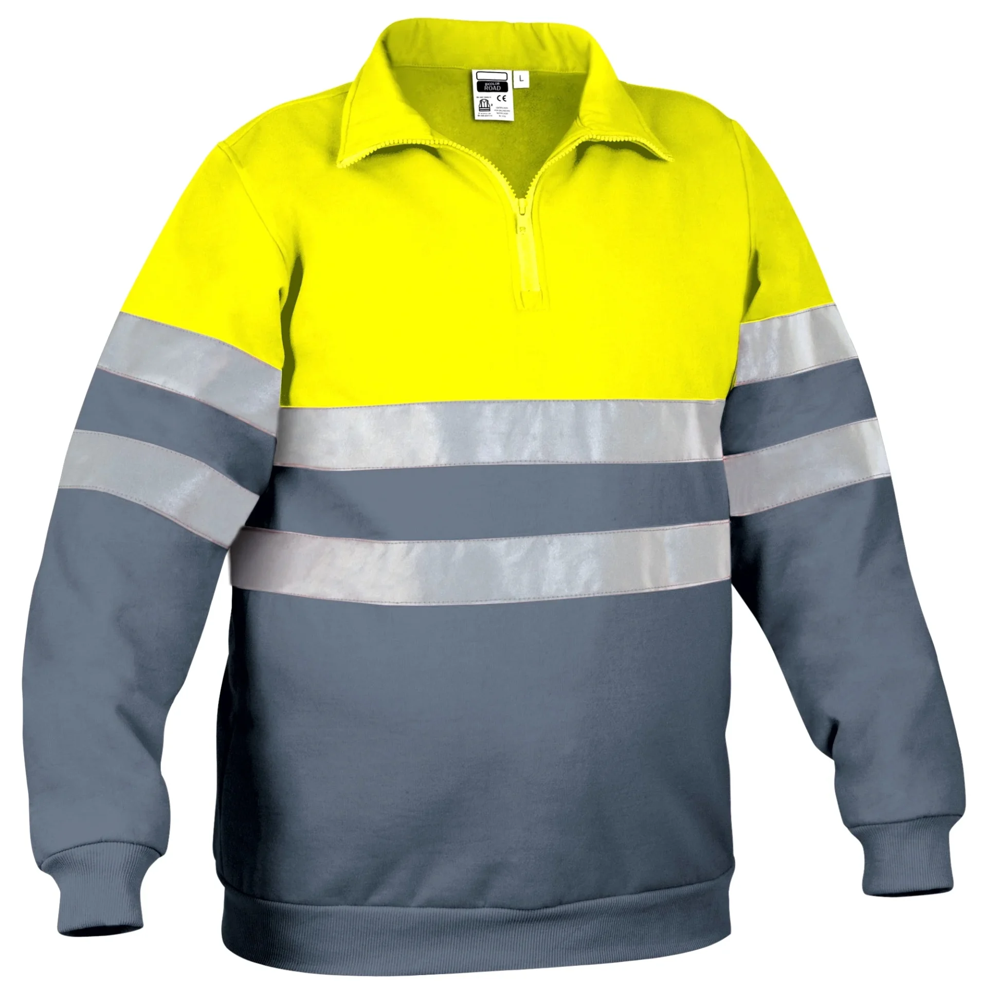 ROAD HANORAC Reflectorizant Galben fluorescent-Gri mediu