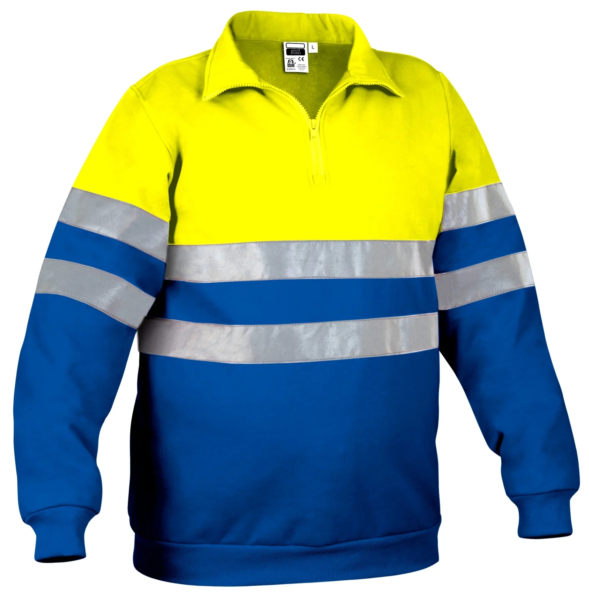 ROAD HANORAC Reflectorizant Galben fluorescent-Albastru royal