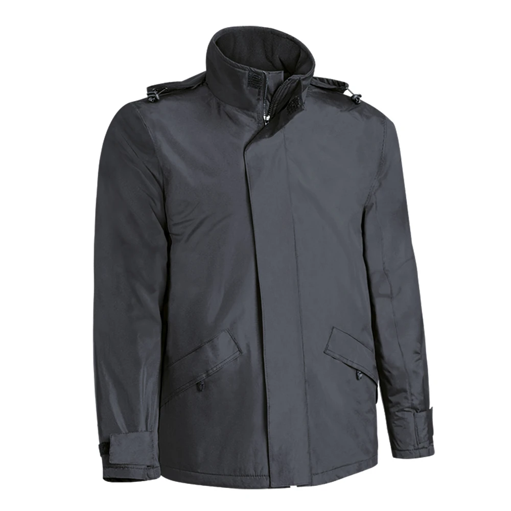 Jacheta Parka Unisex cu gluga, matlasata si impermeabila, MANITOBA Gri