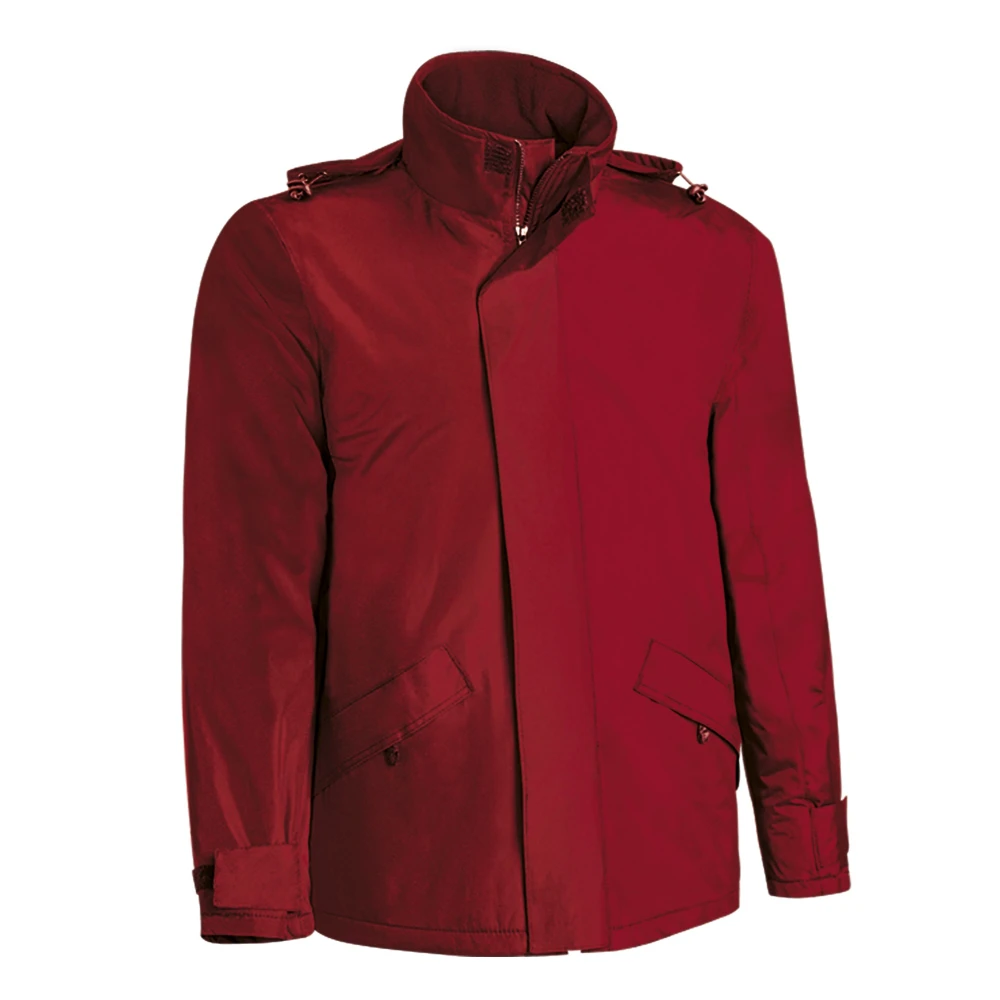 Jacheta Parka Unisex cu gluga, matlasata si impermeabila, MANITOBA Rosu loto