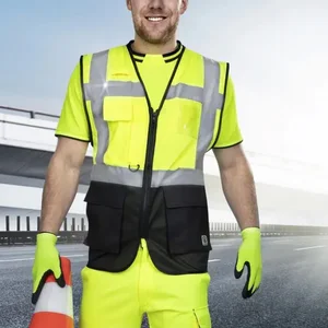 signal vestă executivă galben negru