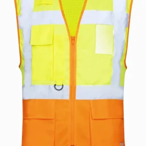 signal vestă executivă galben portocaliu