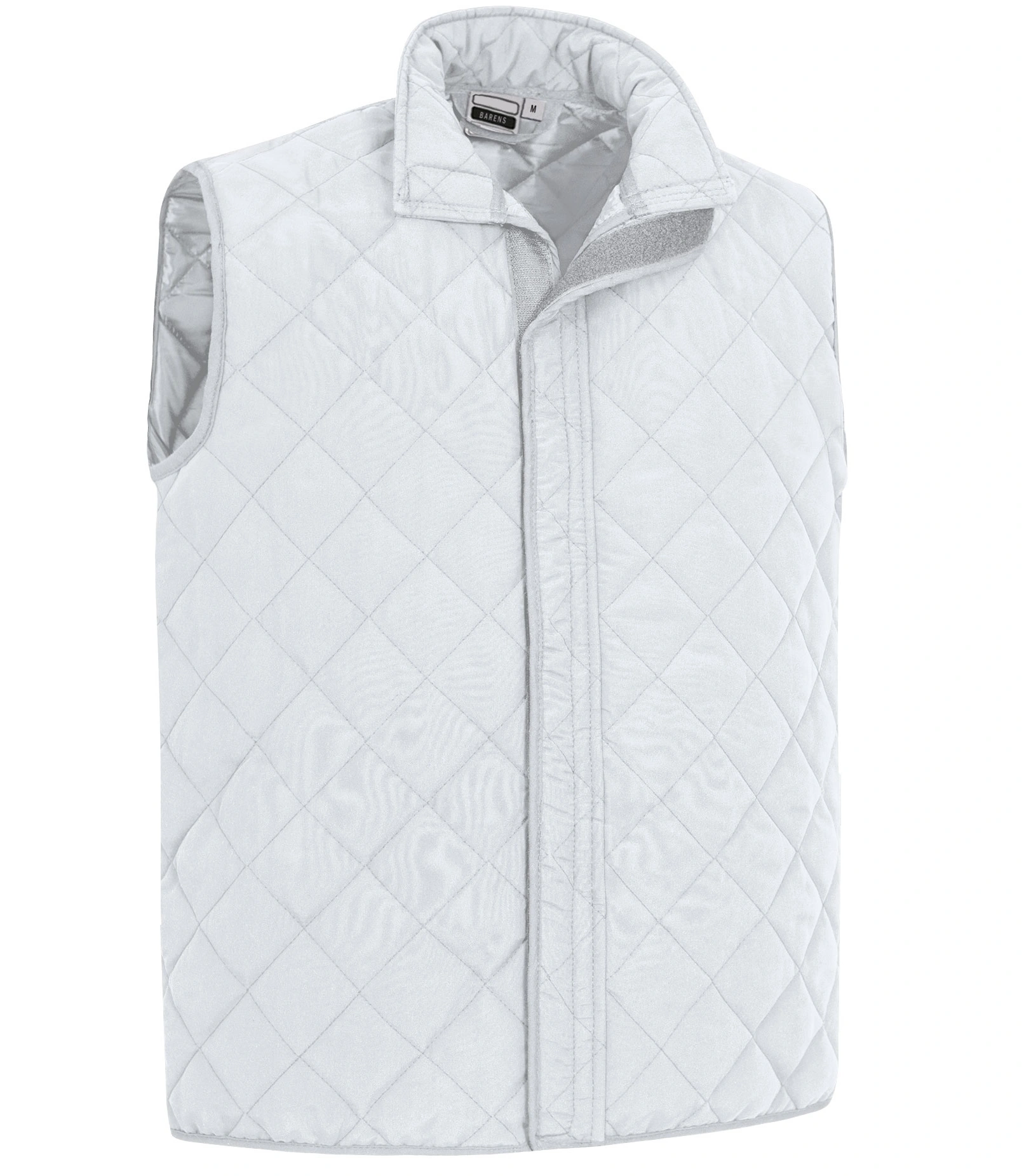 Vestă Industria Alimentară BARENS | Fără Buzunare, Fermoare Alb
