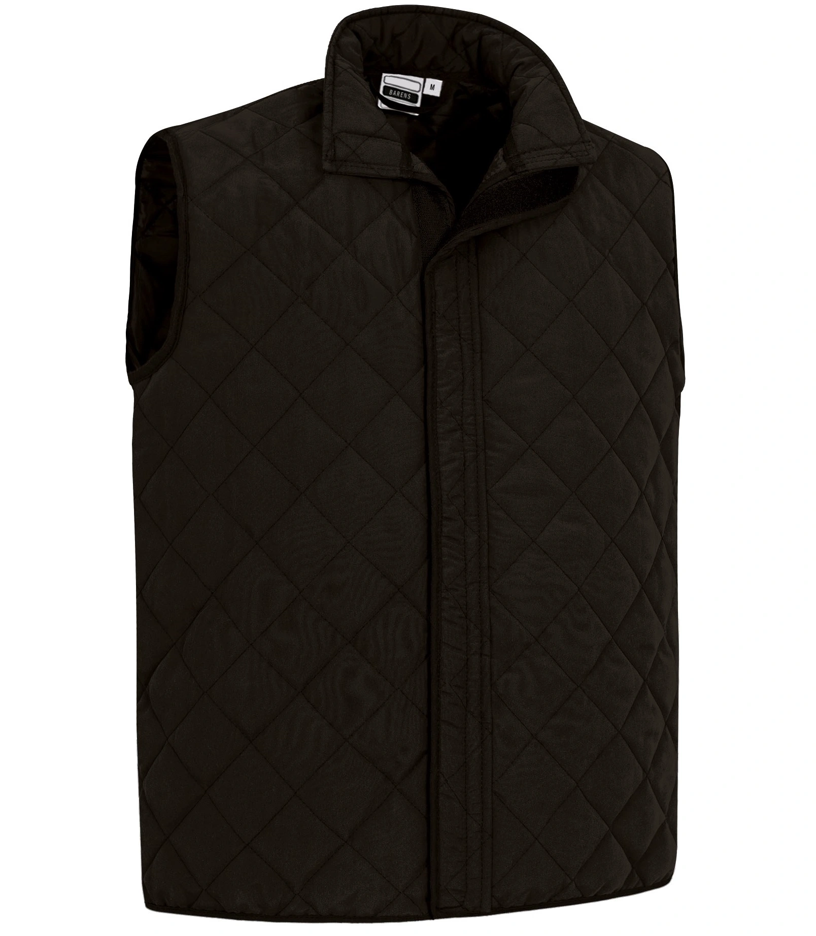 Vestă Industria Alimentară BARENS | Fără Buzunare, Fermoare Negru