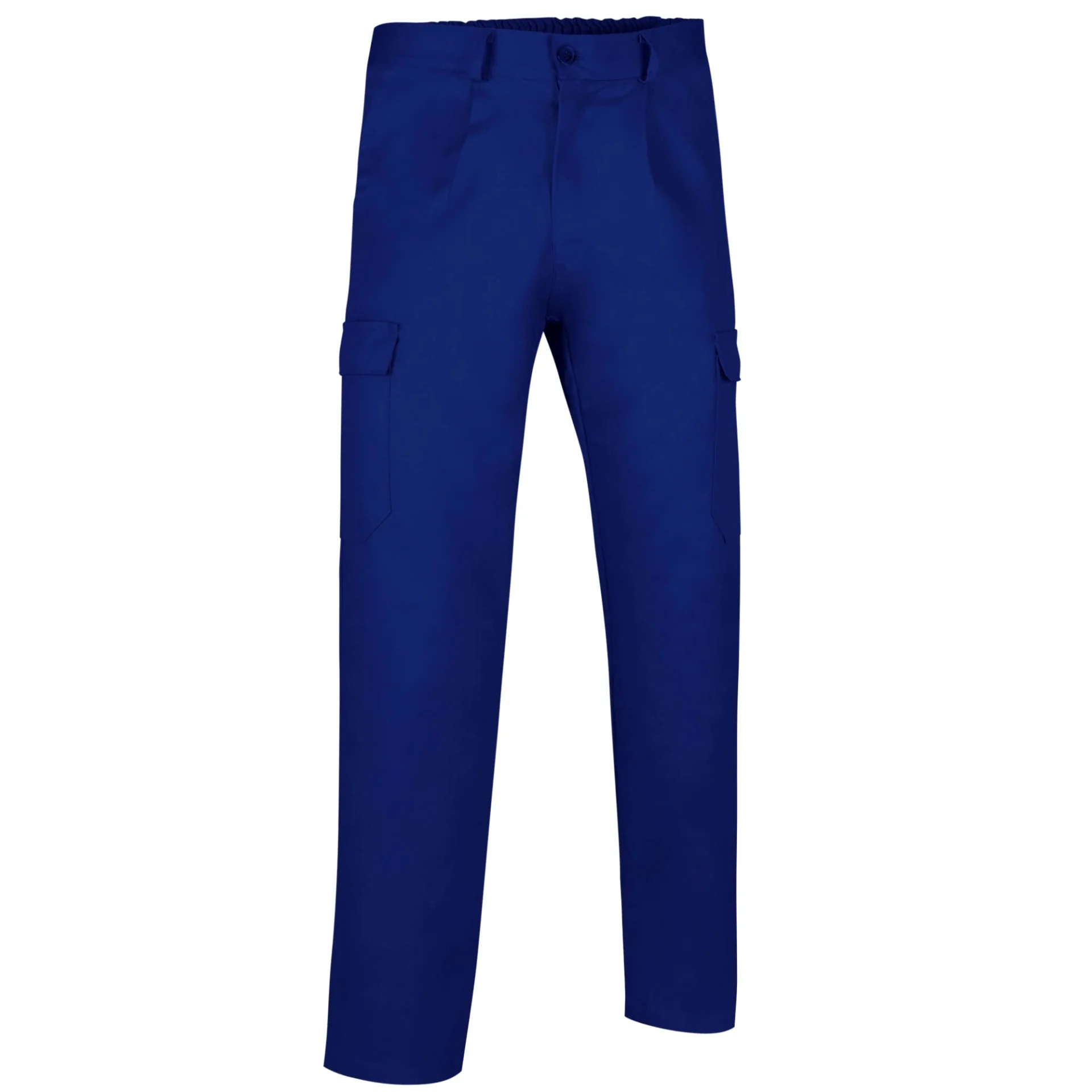 CASTER Pantaloni Tercot multi buzunare Albastru azuriu
