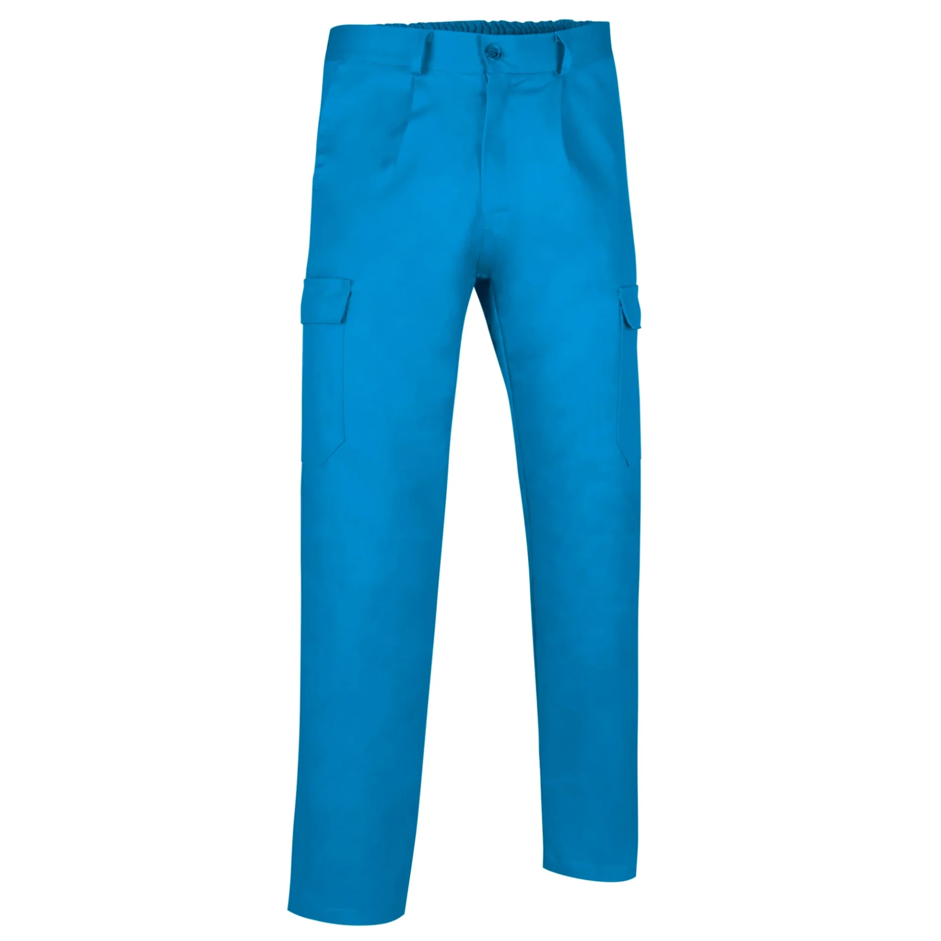 CASTER Pantaloni Tercot multi buzunare Albastru tropical