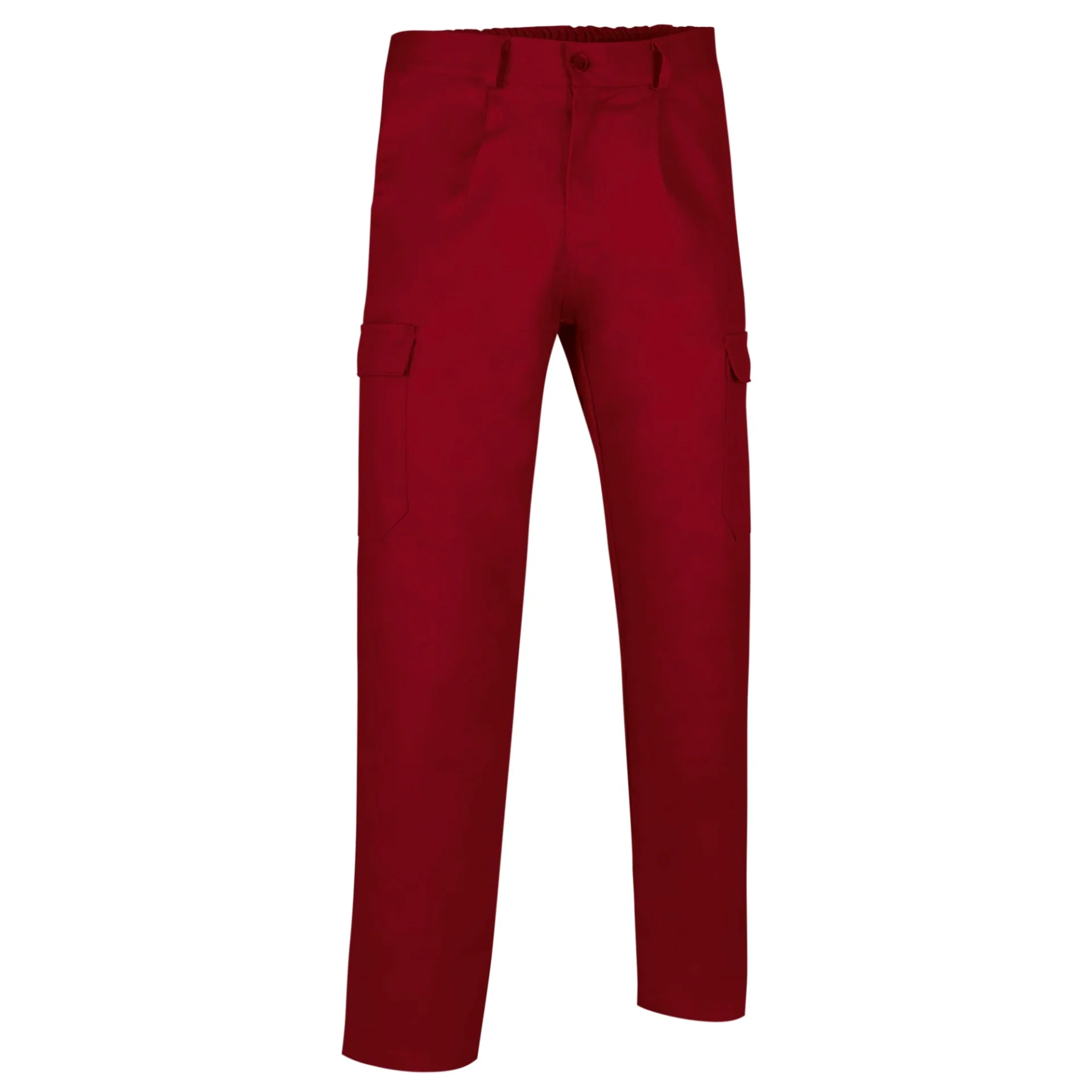 Pantaloni de lucru, cu 5 buzunare, 210 g bumbac/pe | Caster Rosu lotus
