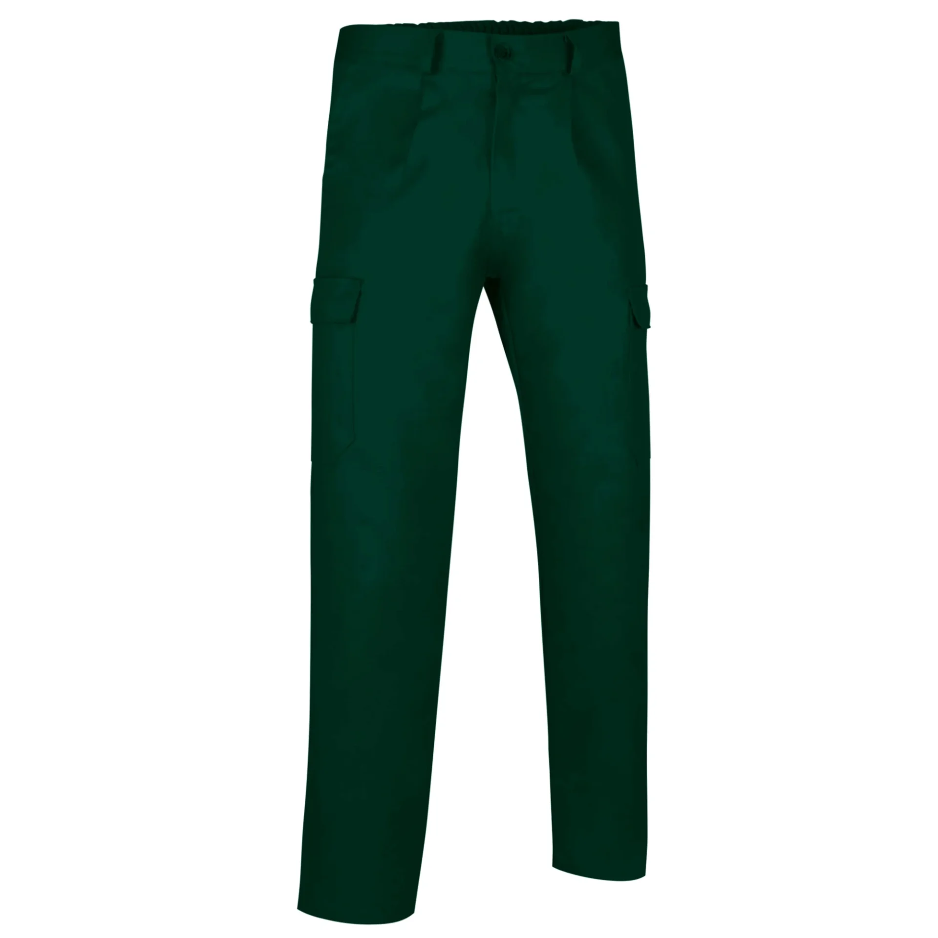 Pantaloni de lucru, cu 5 buzunare, 210 g bumbac/pe | Caster Verde sticla
