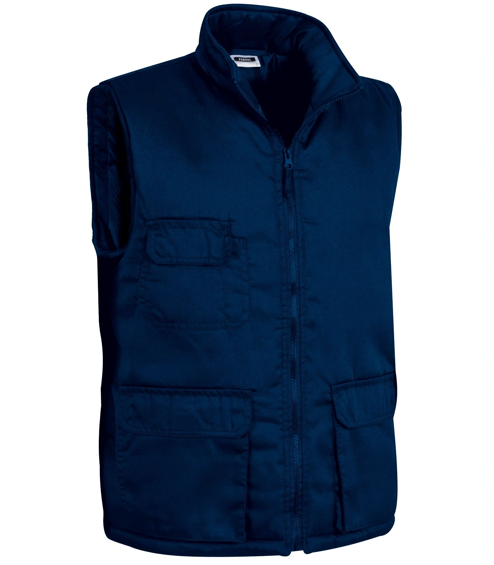 Vestă FABRIC Lucru Twill | Multi-buzunare | Vătuită 250g Bleumarin