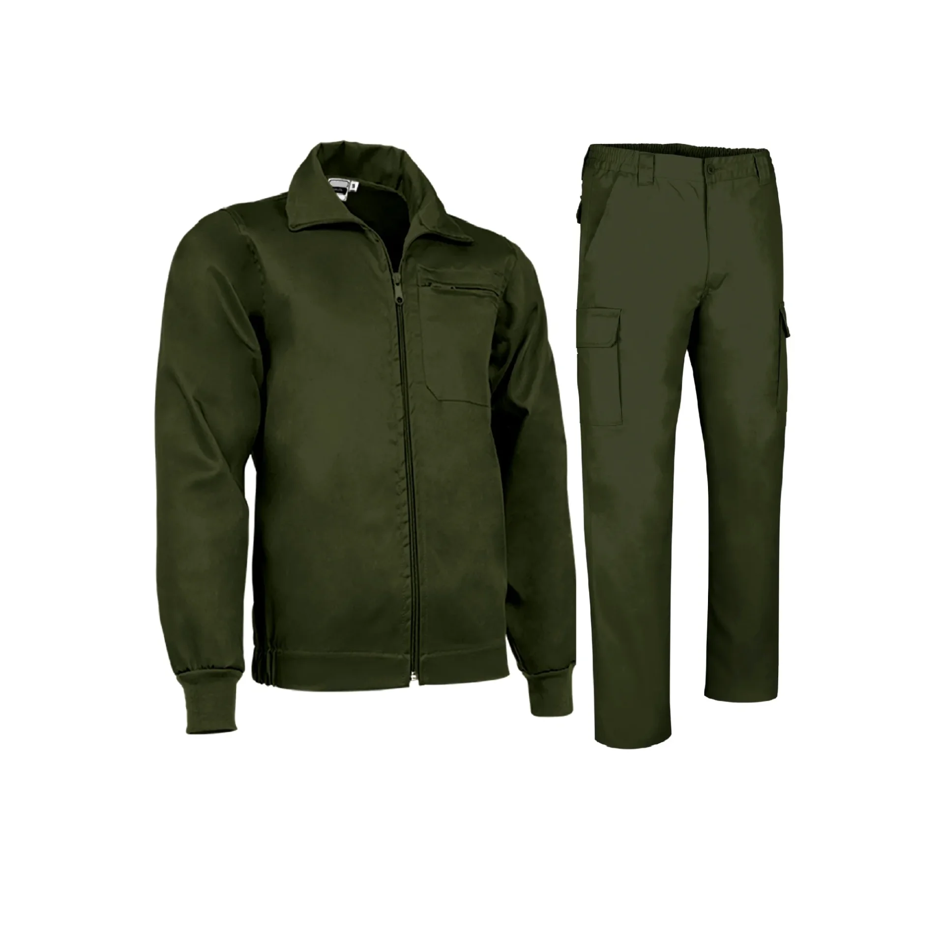 Costum de Lucru, Jacheta si Pantaloni Galen-Roble Verde militar