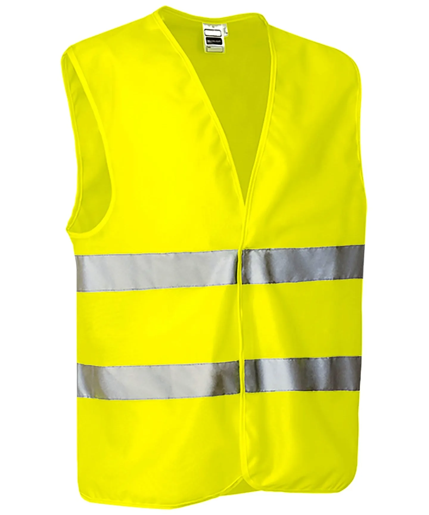 Vestă High-Vis MOONLIGHT Marcaj CE Oeko-Tex, reflectorizanta usoara, Galben fluorescent