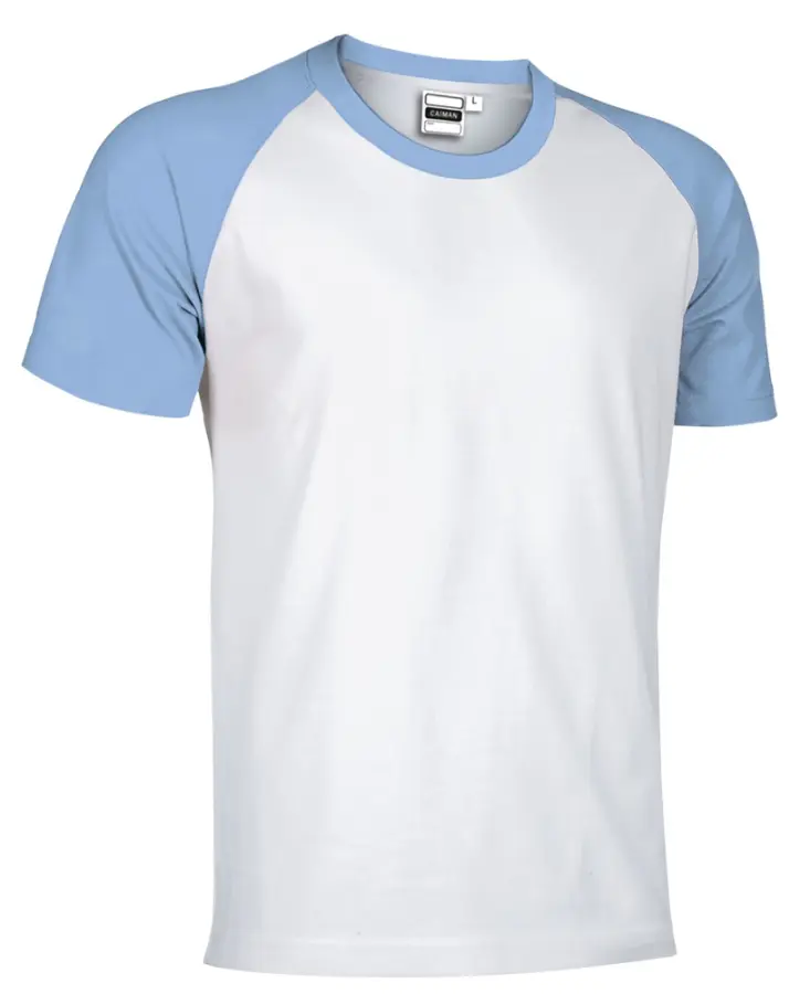 CAIMAN Tricou bicolor Alb-Bleu