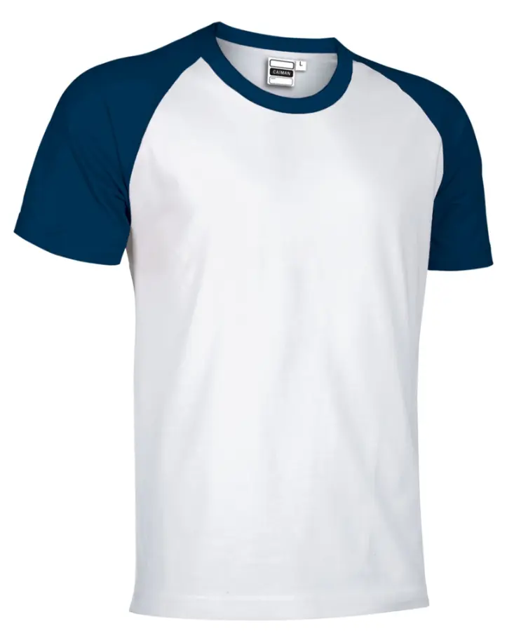 CAIMAN Tricou bicolor Alb-Bleumarin orion