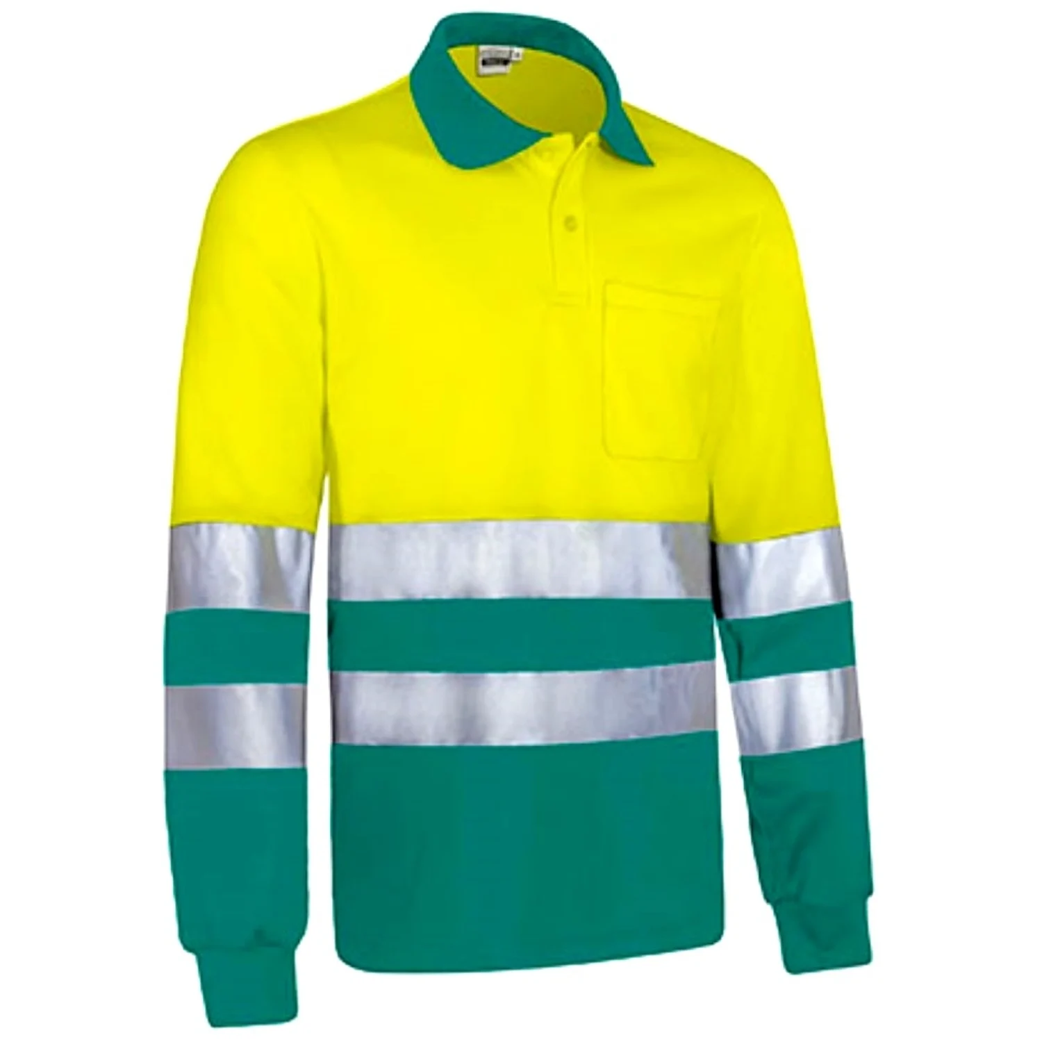 Tricou Polo Reflectorizant Termic ML SNAKE | EIP Clasa 1 Galben-Verde amazonic