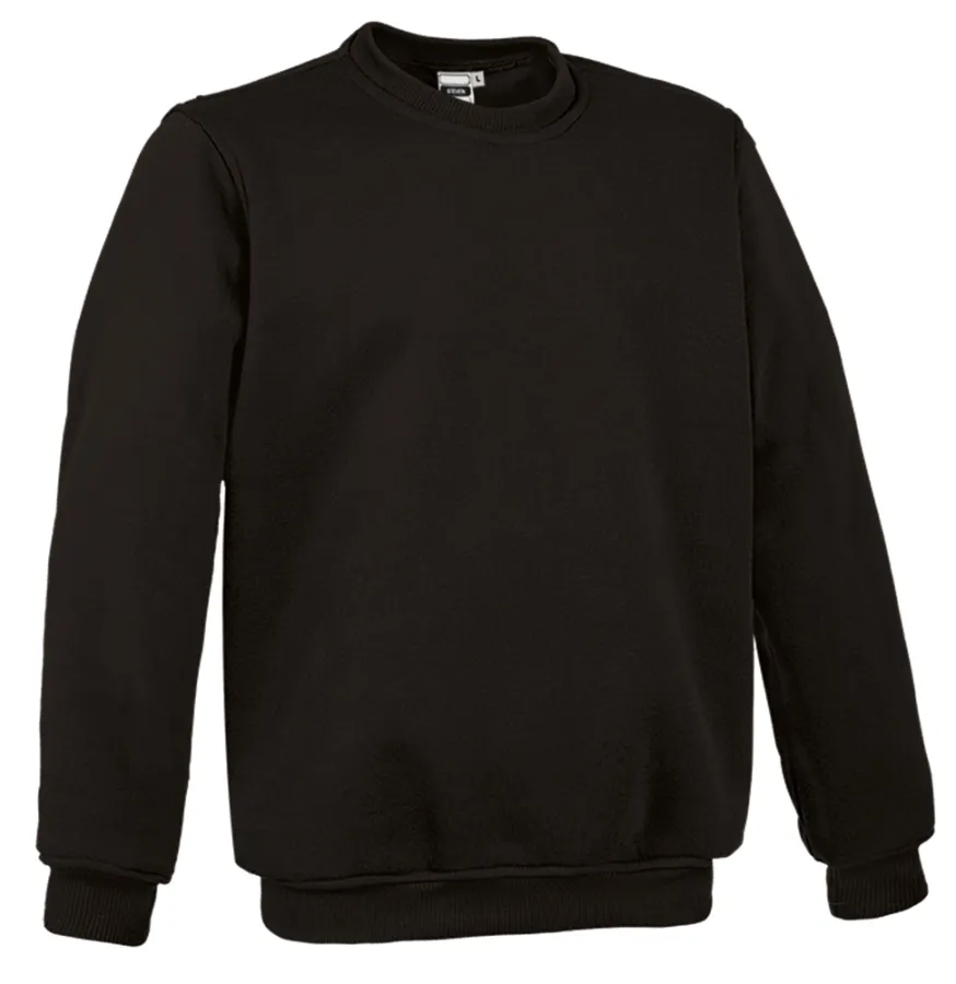 STEVEN Unisex Hanorac fara gluga Negru