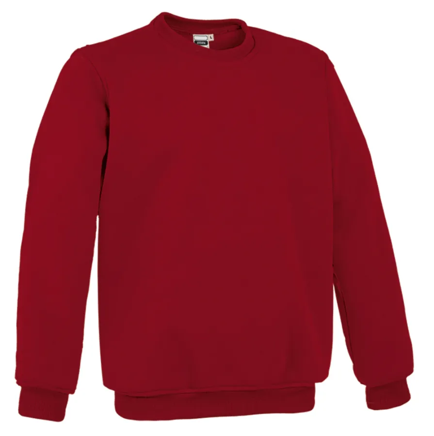 STEVEN Unisex Hanorac fara gluga Rosu lotus