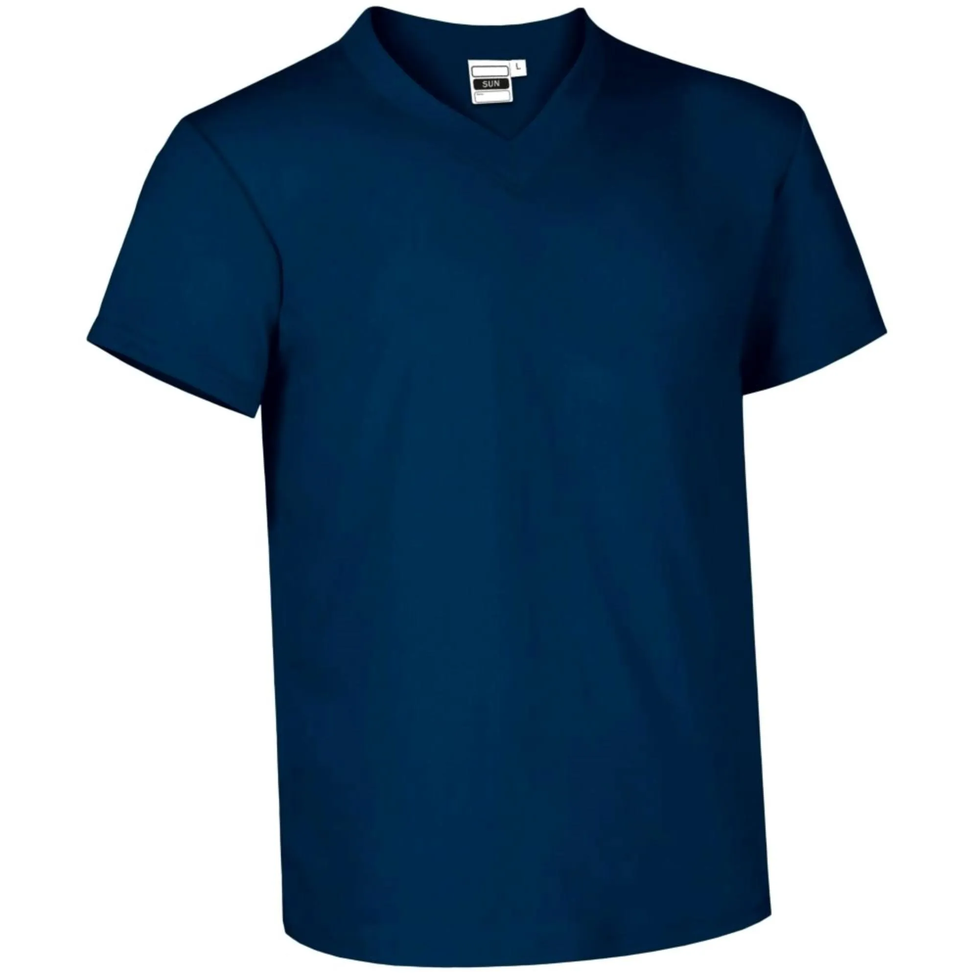 SUN  V-neck 160g Tricou Bumbac Bleumarin orion