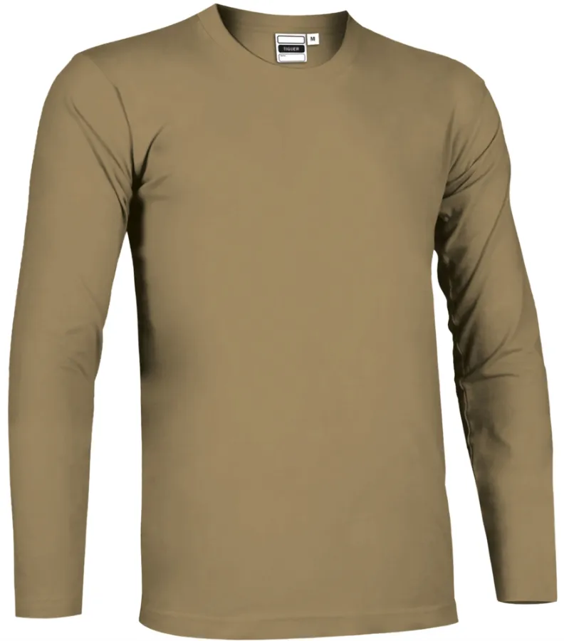 TIGER Tricou ML fara manseta Maro kamel