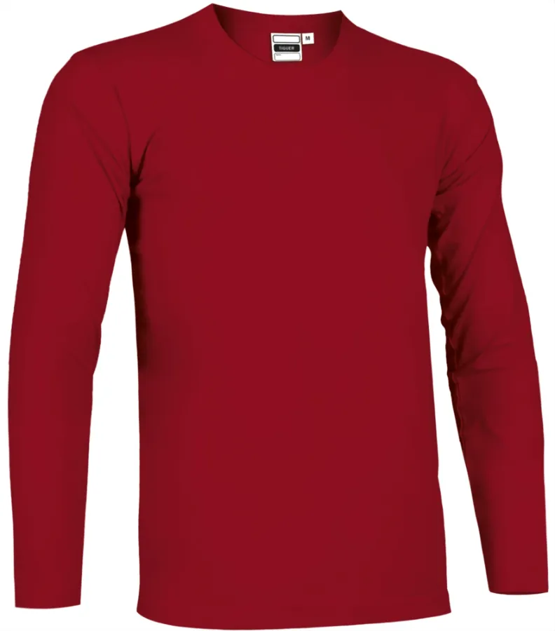 TIGER Tricou ML fara manseta Rosu lotus