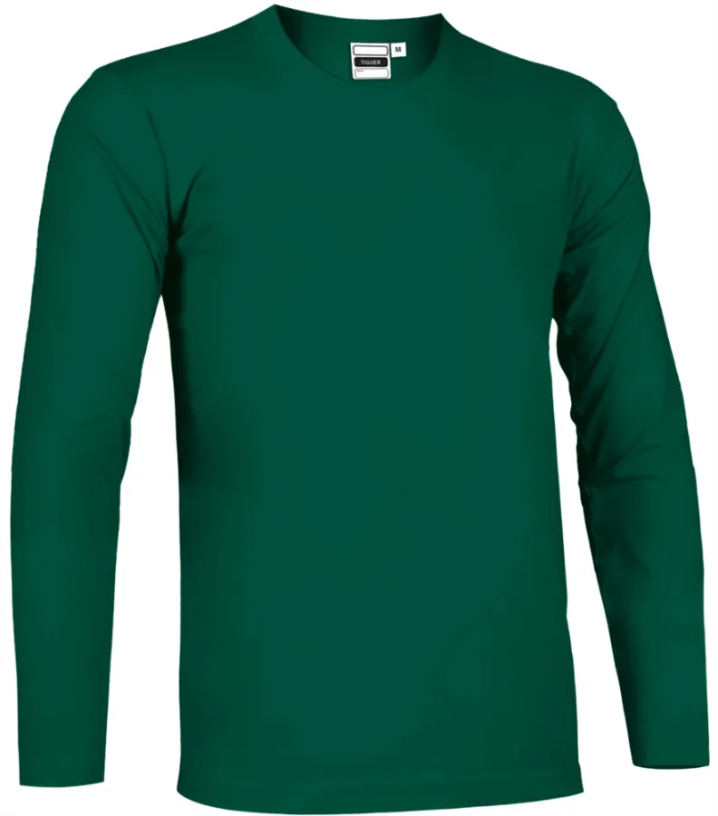 TIGER Tricou ML fara manseta Verde sticla