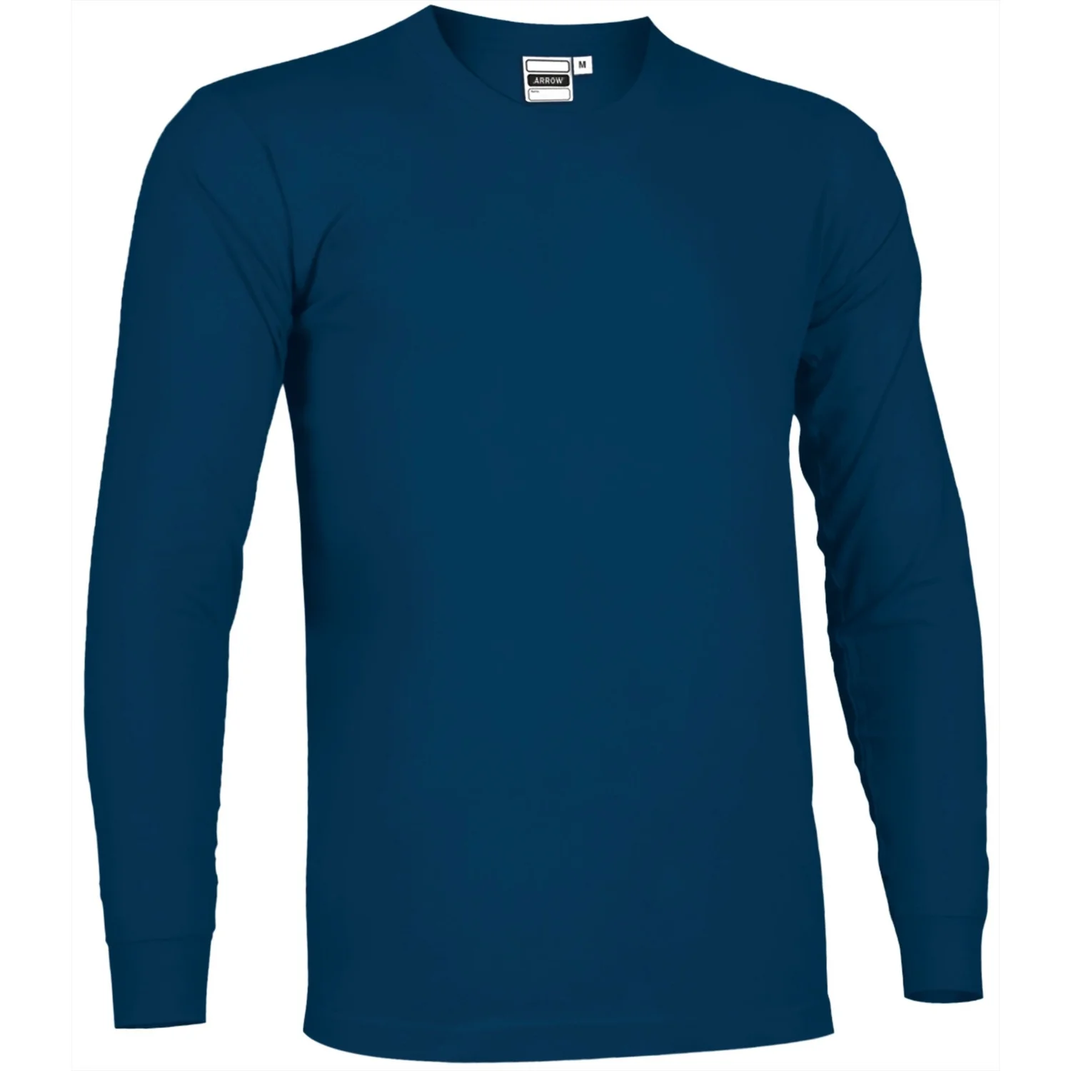 Tricou Copii ARROW Bumbac 100%, 160g - Mânecă lunga, manseta, Bleumarin orion