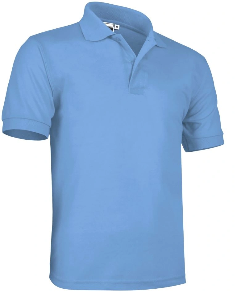 Tricou Polo ULISES Premium Unisex Bumbac 50%/ Pe 50% 180g - maneca scurta Bleu