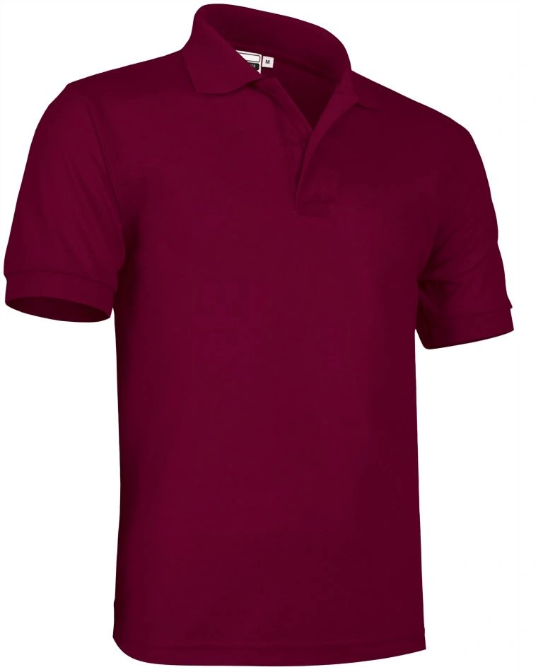 Tricou Polo ULISES Premium Unisex Bumbac 50%/ Pe 50% 180g - maneca scurta Grena mahon