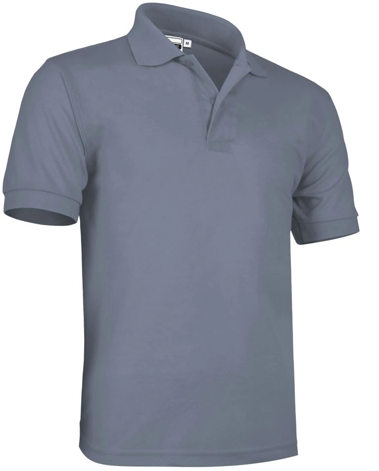 Tricou Polo ULISES Premium Unisex Bumbac 50%/ Pe 50% 180g - maneca scurta Gri mediu