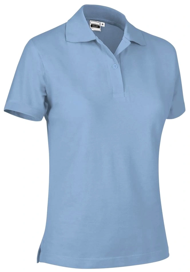 VALLEY Dama Tricou POLO Pique Bleu