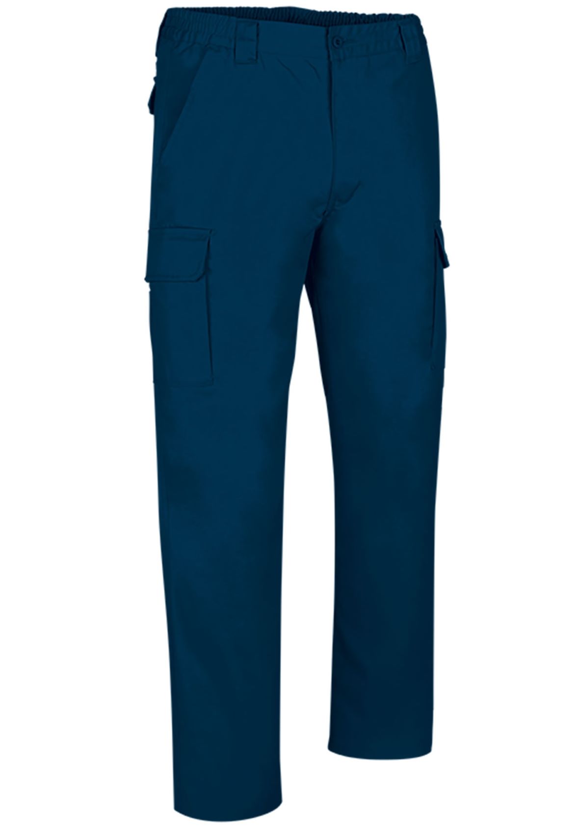 BERGAMO Pantaloni termici multi-buzunare si fleece interior Bleumarin