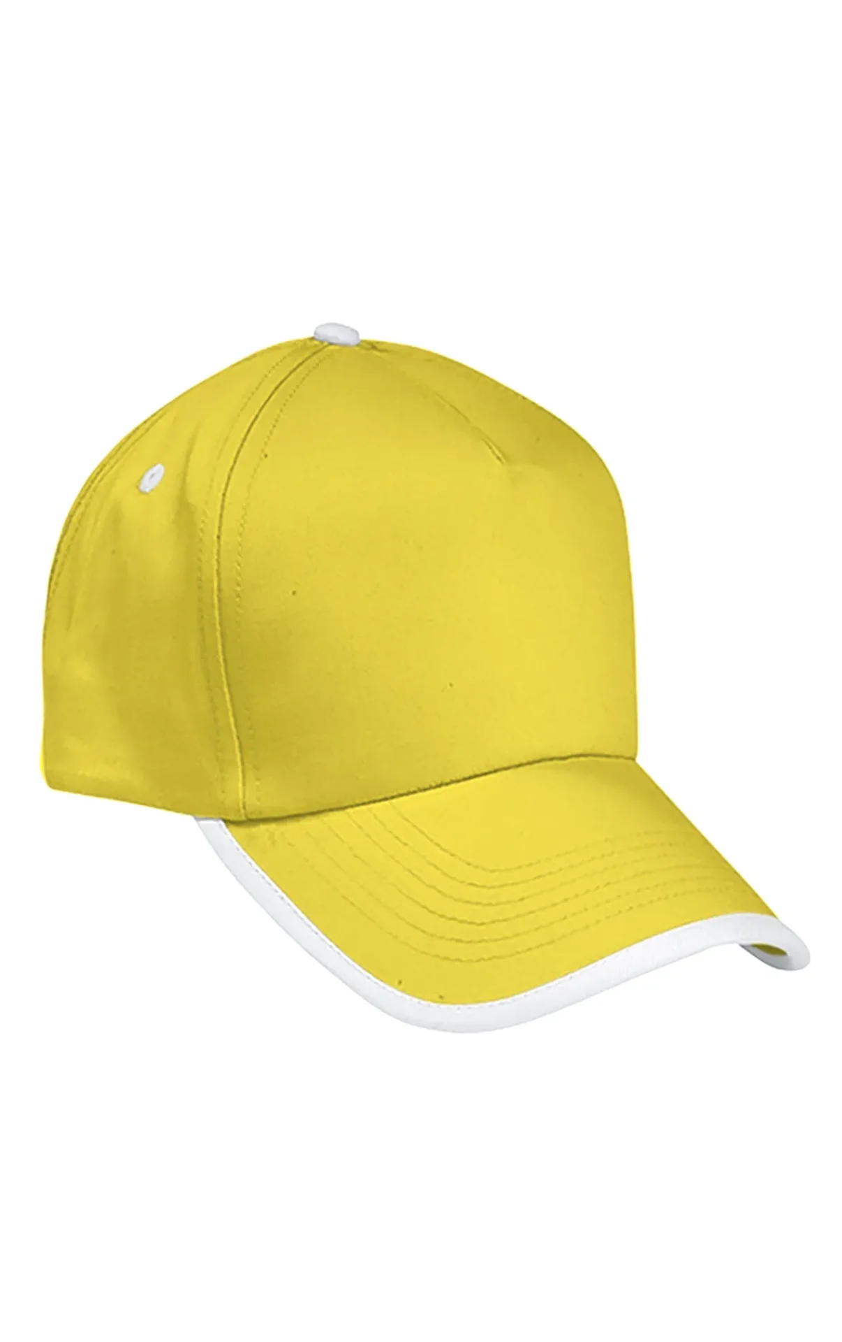 COMBI Sapca bicolora contrast bumbac 200 Galben lemon