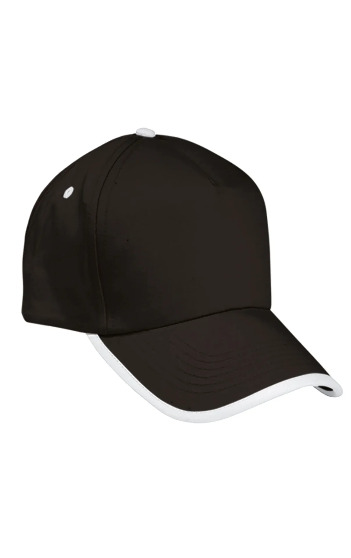 COMBI Sapca bicolora contrast bumbac 200 Negru