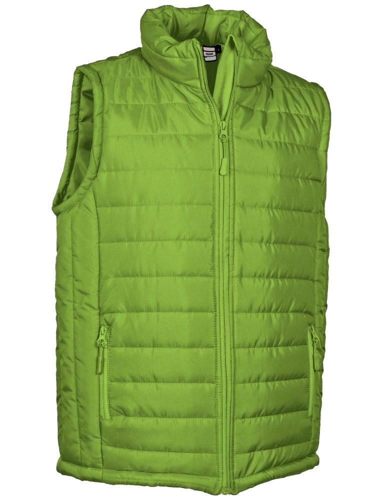 FRANK Vesta vatuita cu buzunare, material hidrofug Verde mar