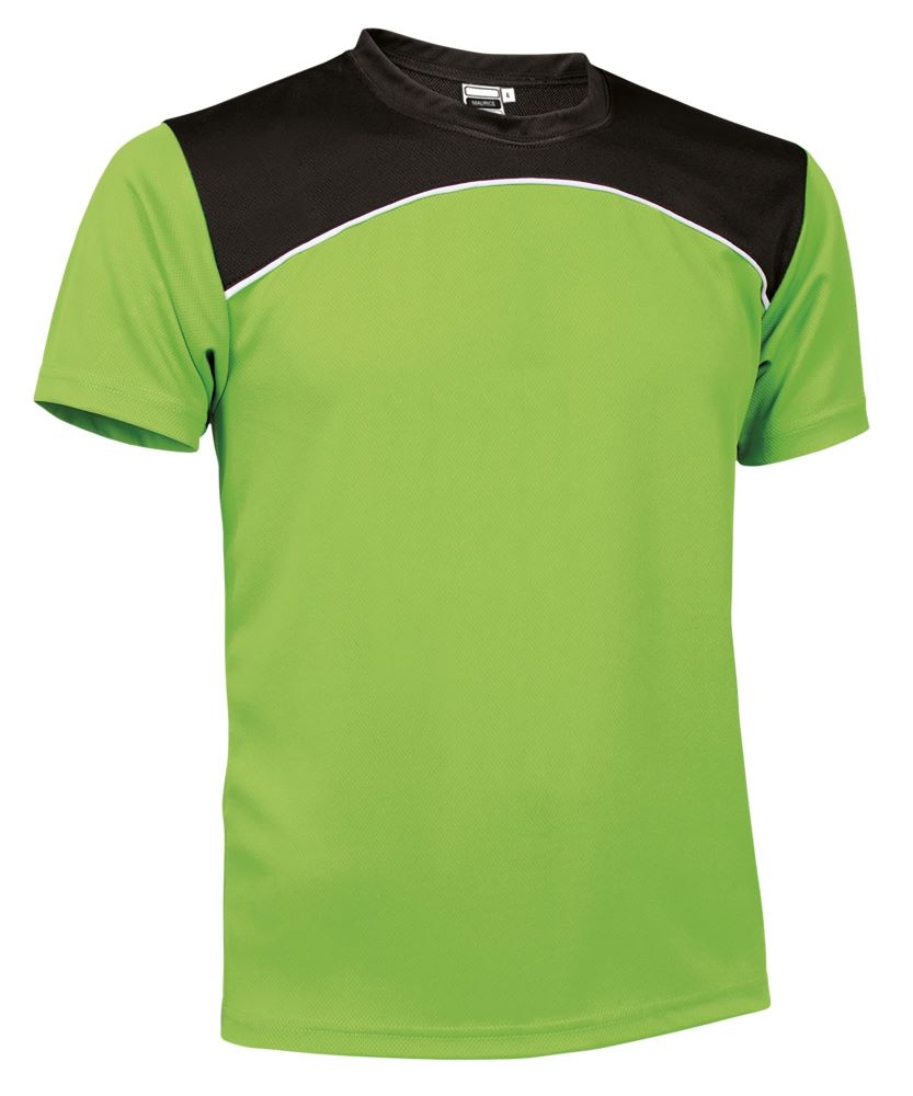 MAURICE Tricou sport tehnic bicolor Verde mar-Negru